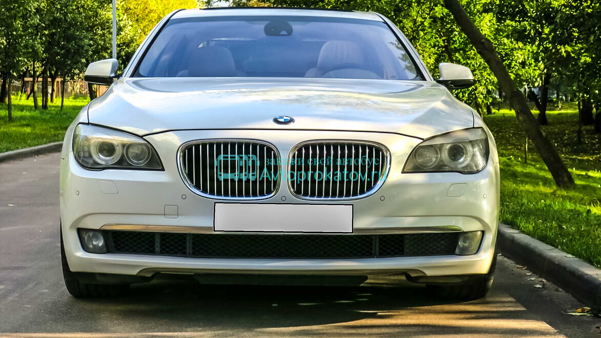 BMW 7 long белая